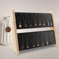 thumbnail image 3 of Necklace Display Stand Storage Holder Easel Organizer for Dresser Home Decor Black, 3 of 8