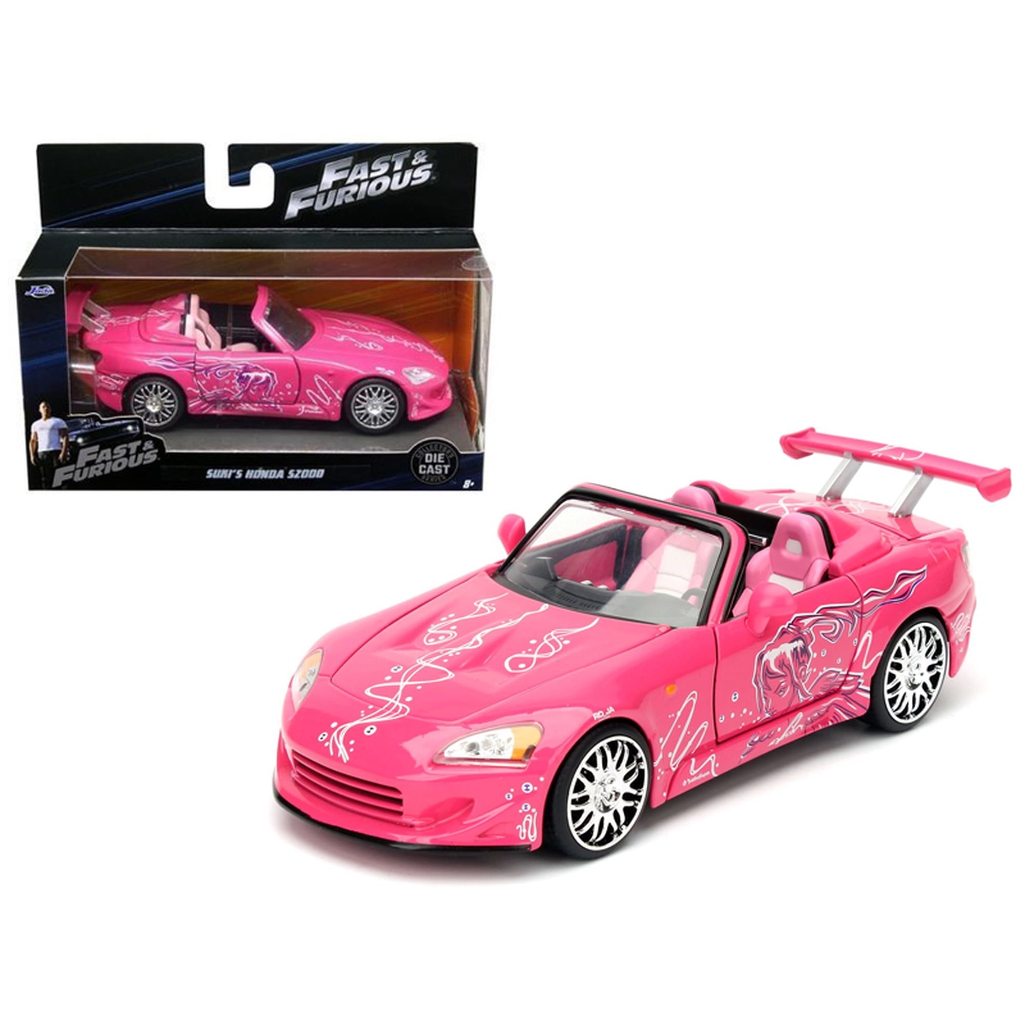 Jada Suki's 2001 Honda S2000 Pink Fast & Furious Movie 1/32