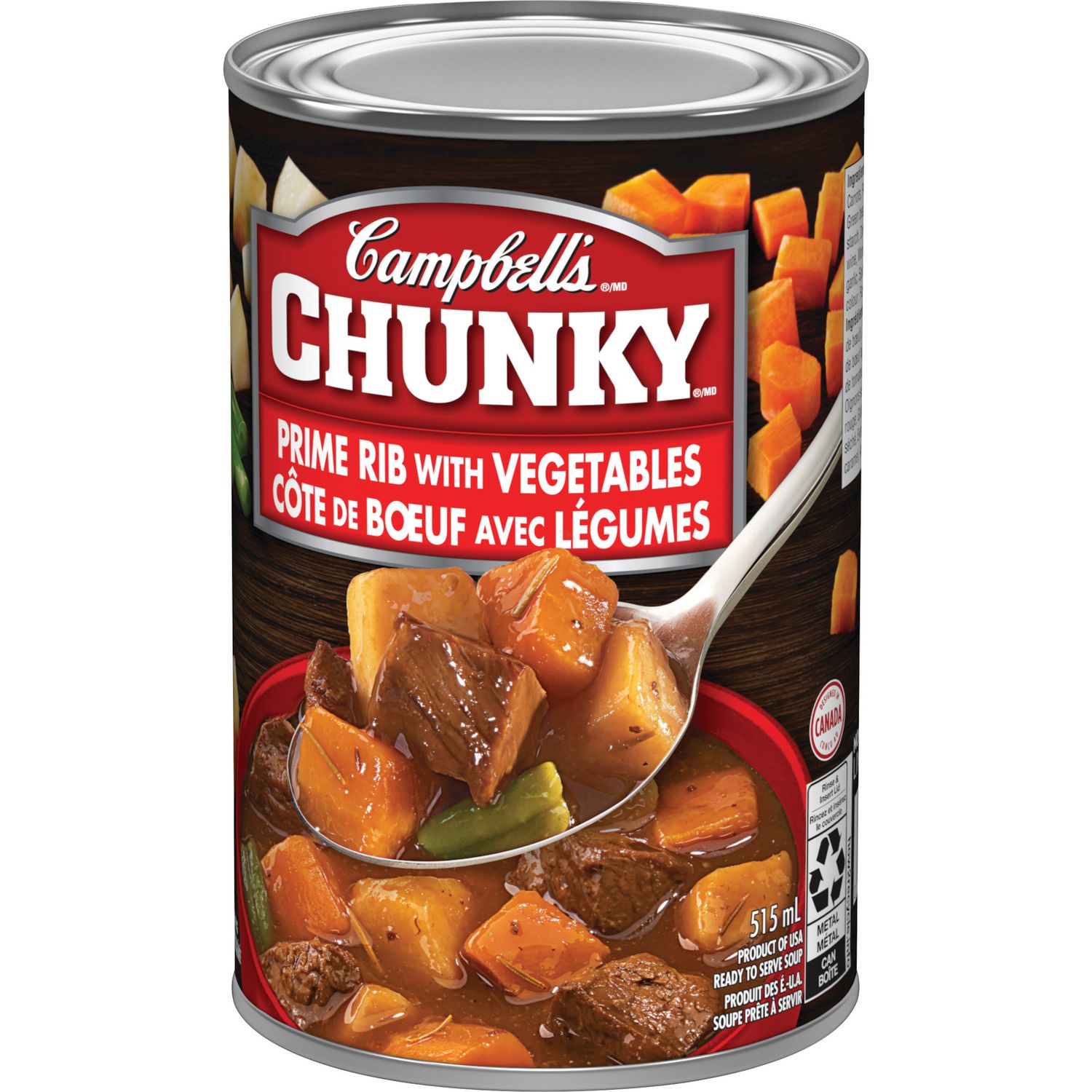 Campbell's® Chunky® Prime Rib with Vegetables Ready to Serve Soup, Shelf Stable