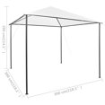 thumbnail image 4 of vidaXL Gazebo 3x3x2,9 m Blanc 180 G/m2, 4 of 5
