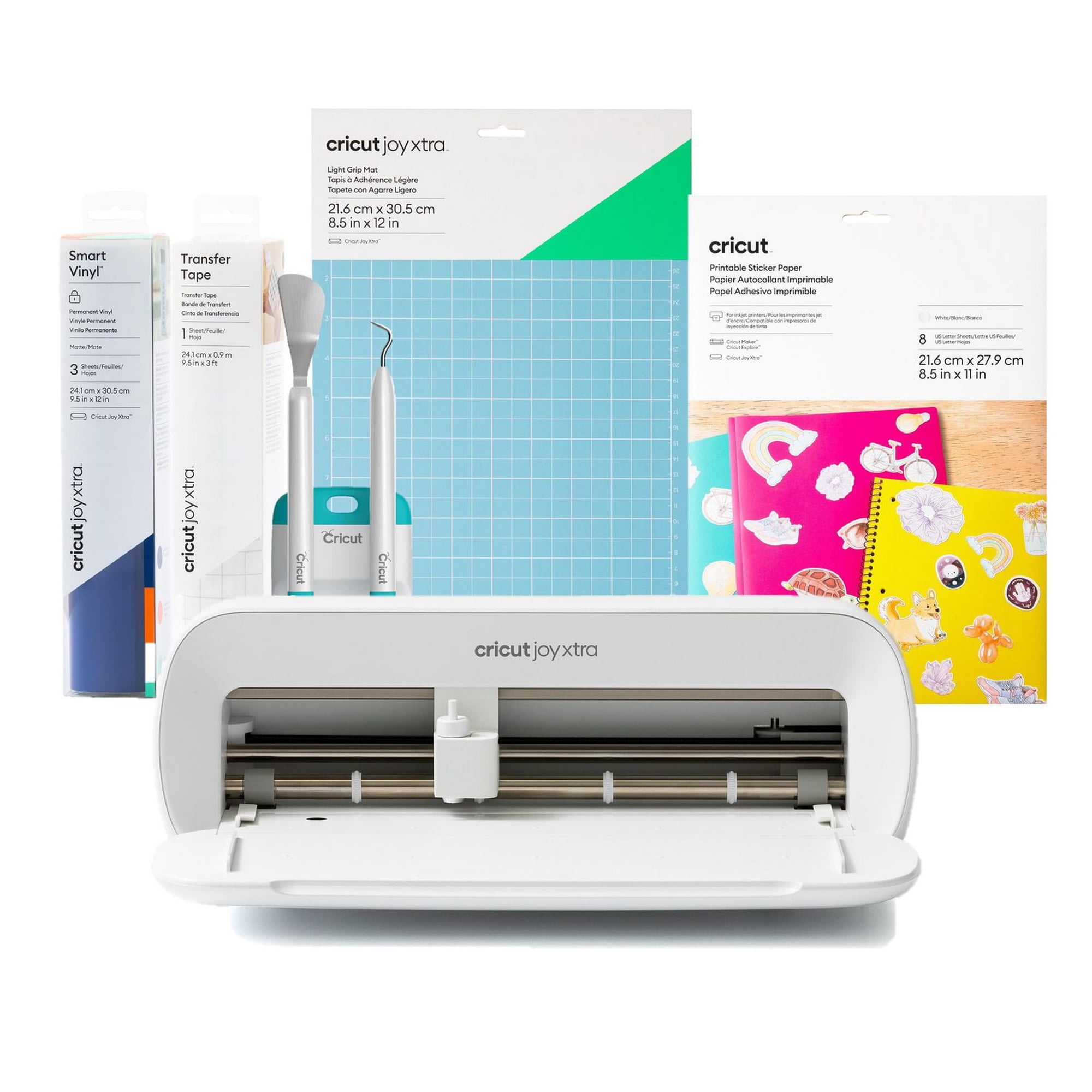 ❗️週末限定セール❗️Cricut Joy スターターバンドル（美品・未使用品あり) Cricut Joy Xtra™ + Vinyl & Sticker Starter Bundle - Walmart.ca