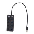 thumbnail image 4 of GOOHOCHY additional usb ports for pc USB HUB Black 1Set, 4 of 8