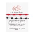 thumbnail image 1 of Dvkptbk Couple Bracelet Knotted Red Rope Bracelet Length Lovers Paper Card Bracelet Bracelet Jewelry, 1 of 1