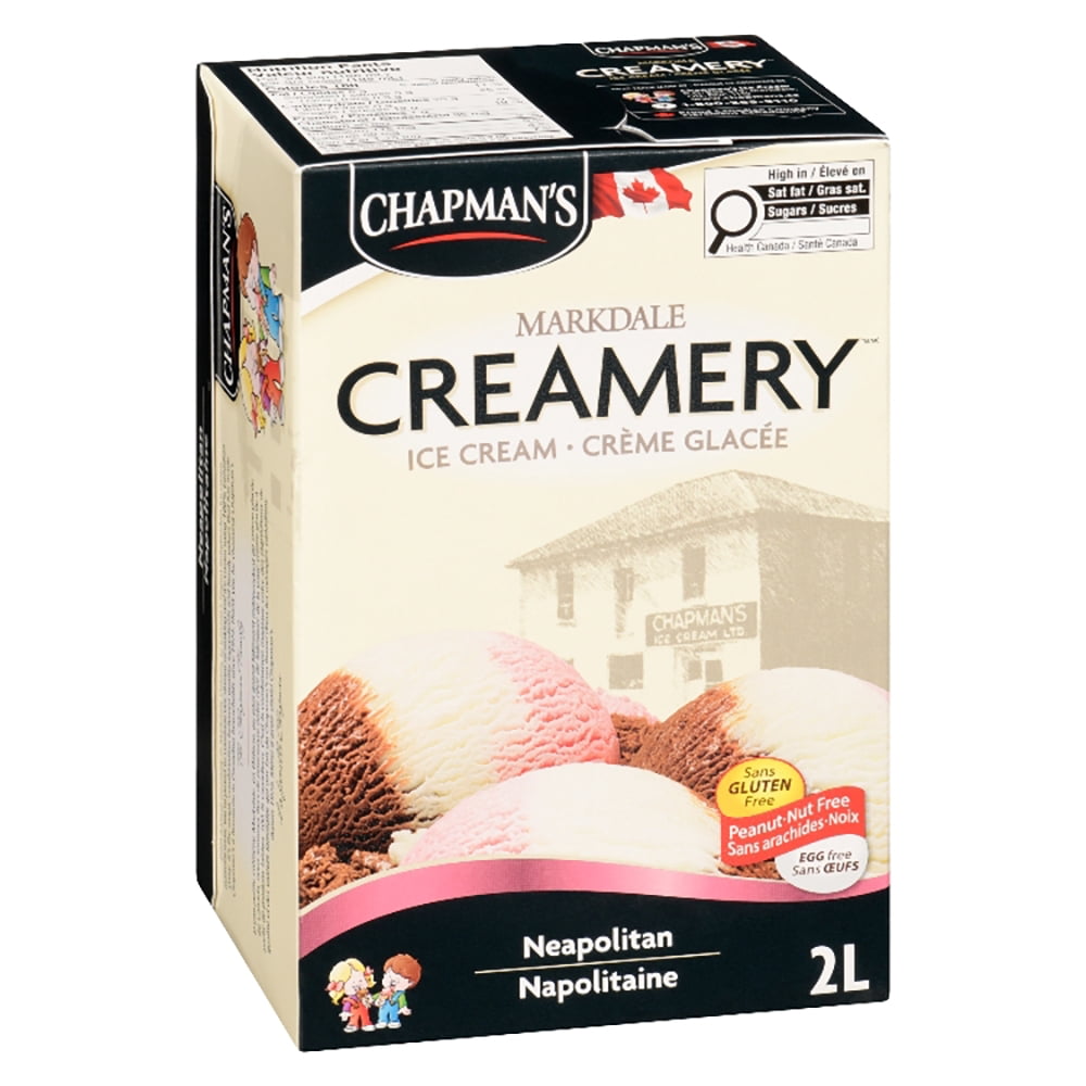 Chapman's Markdale Creamery Crème Glacée Napolitaine 2L
