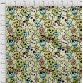 thumbnail image 3 of oneOone Cotton Cambric Primrose Fabric Skull Craft Projects Decor Fabric Printed By The Yard 56 Inch Wide, 3 of 4