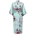 thumbnail image 4 of Robe pour Femmes Aguichant Peignoirs pour Femmes Kimono Paon Longue Robe de Chambre Robe Japonaise Robe, 4 of 5