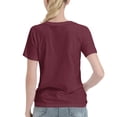thumbnail image 3 of T-Shirt Basique à Manches Courtes pour Femmes Demon Slayer Lame Temple Ganlu Mili, 3 of 6