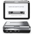 thumbnail image 3 of DIGITNOW Portable USB Cassette Tape Player Capture MP3 Audio Music, Compatible With Laptop and Personal Computer, Convert Walkman Tape Cassette To MP3 Format, 3 of 8