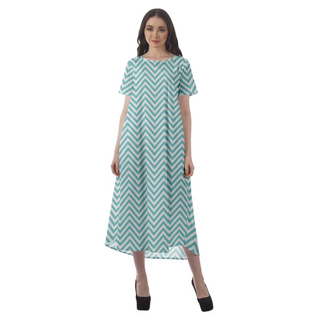 Moomaya Tenues d'Été Femmes Coton Flex Imprimées Robes Décontractées