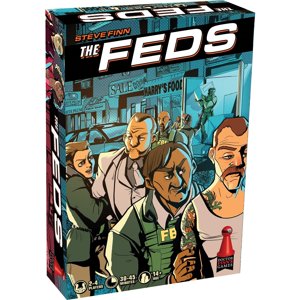 Doctor Finn's Games: Les fédéraux - Jeu de carte de stratégie concurrentielle, protéger votre ville du crime, âge 14+, 2-4 Joueurs, 30+ Min.