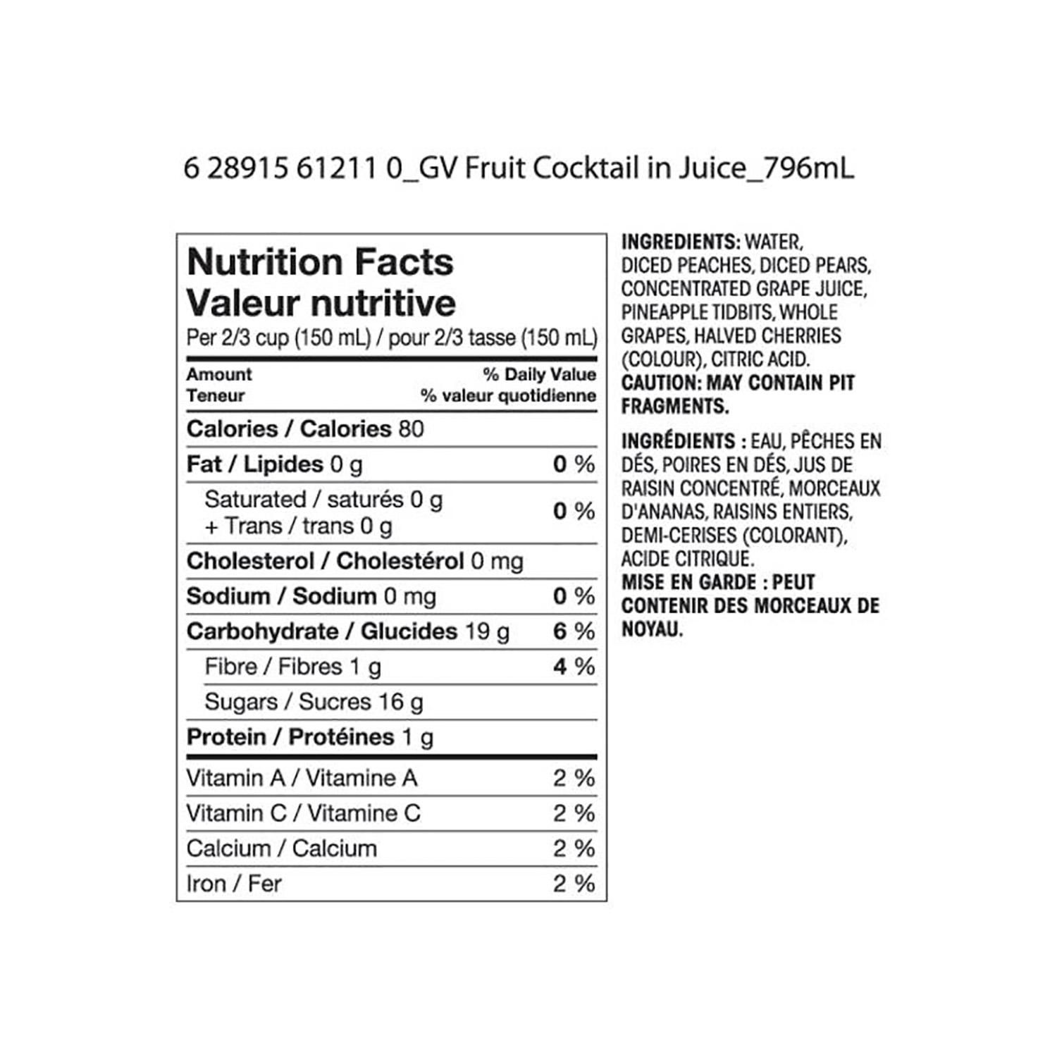 Great Value Fruit Cocktail