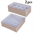 thumbnail image 2 of Underwear Organizer Divider Foldable: Large Socks Drawer Organizer Storage Box, 2 of 10