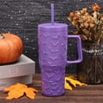 thumbnail image 3 of Way To Celebrate 31.6 oz Purple Acrylic Bat Tumbler, 3 of 6