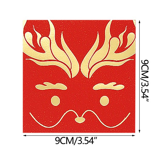 Red Envelope Gift Card Bag 2024 with Gold Foil Hot Stamping Chinese New Year