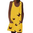 thumbnail image 1 of Birdeem Fashion Womens Spring/Summer Round Neck Casual Print Sleeveless Dress, 1 of 1