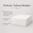 thumbnail image 3 of Swift Home Premium Bed Skirt 14-Inch Tailored Drop, 1 Pack, Queen, 3 of 3