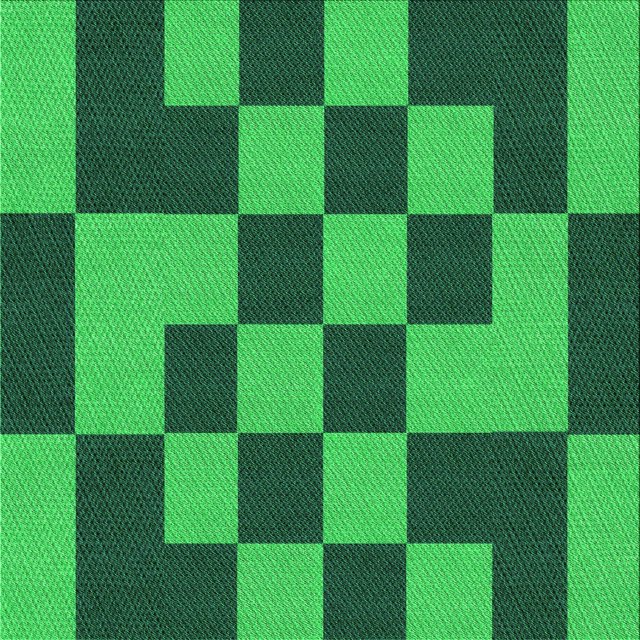 Ahgly Tapis d'Intérieur Lavable en Machine Carré Vert Émeraude Profond, 6 Pieds Carré