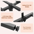 thumbnail image 2 of Ourlova 10 Inch King Bed Frame Heavy Duty Metal Platform Bed Frame with Durable Iron Slat Support and Legs No Box Spring Required No Screws Needed Support Up to 800 Lbs, 2 of 6