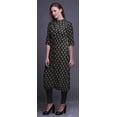 thumbnail image 3 of Bimba Robes Tuniques Droites Imprimées à Boutons pour Femmes Kurti X-Small, 3 of 6
