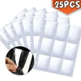 thumbnail image 1 of JUNWELL Lot de 25 Protège-Pages à 9 Pochettes pour Cartes Pokemon Pages de Pochettes de Cartes à Collectionner pour Reliure à 3 Anneaux Feuilles de Cartes Format Standard Compatibles avec Cartes de Sport Coupons Cartes d'Affaires Cartes de Baseball, 1 of 7