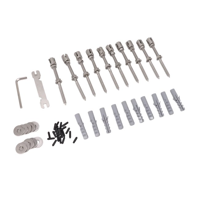 Cadre de Grille de Style Moderne en Acier Inoxydable, Support d'Installation d'Escalade pour Mur, Disposition Flexible, Matériau en Acier Inoxydable