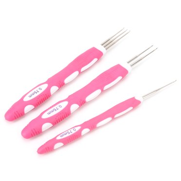 Serrures Tressées pour Dread Locks, Crochet de Tressage Rapide 0.75mm pour Hommes Femmes