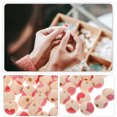 thumbnail image 4 of 50pcs DIY Beads Heart Pattern Jewelry Making Material Valentine's Day DIY Beads, 4 of 9