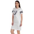 thumbnail image 4 of Inkmeso Besties Tunic Graphic T-Shirts Round Neck Dress Summer Short Sleeve Tops, 4 of 7