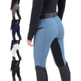 thumbnail image 2 of relayinert Pantalon d'Équitation en Polyester pour Performance Anti-Rayures et Résistante aux Déchirures Artisanat Exquis Bleu Pâle L, 2 of 6