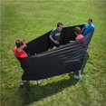 thumbnail image 2 of maskred Roues Stabilisatrices Tube Interactif Extensible Boucle de Renforcement de la Confiance Grande Sangle de Compression Ceinture de Train pour Activités Extérieures Jardin Noir 400*88cm, 2 of 6