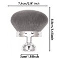thumbnail image 3 of Hearth & Gear Large Head Powder Brush For Loose Powder And Highlighter Makeup Application Face And Body All Skin Types Makeup Tape Flat Makeup Brush Flat Brush Set Eye Brush Real Perfection Makeup, 3 of 7