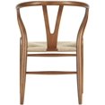 thumbnail image 2 of walnut/natural Dining Chair, Wood-cord chair with solid wood, 2 of 4