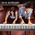 thumbnail image 2 of Keyboard Piano – 88 Key Semi-Weighted Full Size Digital – Set with Stand, Pedal, Power Adapter & Carry Bag – Portable Electronic – Beginners & Adults, 2 of 7