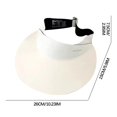 thumbnail image 4 of Birdeem Traceless Sun Hat Foldable Large Sun Hat Women Travel All-Matching Net Red Sun Hat, 4 of 10