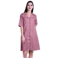 thumbnail image 1 of Moomaya Printed Womens Button Down Shirts Short Sleeve Shirts For Women-S-XXL, 1 of 1