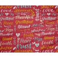 thumbnail image 5 of oneOone Polyester Lycra Red Fabric Text Sewing Craft Projects Fabric Prints By Yard 56 Inch Wide, 5 of 5