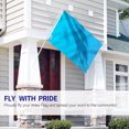 thumbnail image 2 of ANLEY Fly Breeze 3x5 Foot Solid Light Blue Flag - Plain Light Blue Flags Polyester, 2 of 6