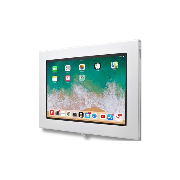 TABcare Locking Security Metal Case for Apple iPad Pro 11"" 2024 5th gen. for Kiosk POS Store Show Display (White iPad Pro 11 2024)