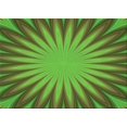 thumbnail image 1 of Ahgly Tapis Rectangulaire Lavable en Machine, Vert Pois, 7 Pieds x 10 Pieds, 1 of 7