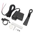thumbnail image 3 of Motorcycle USB Phone , Motorcycle Dual USB  Silicone ABS Plastic 5V 3.1A 10-24V Red Voltmeter  For ATV, 3 of 8