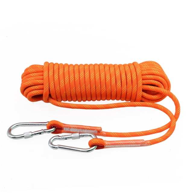 yeacher 10mm Heavy-Duty Climbing Rope for Outdoor Adventures, Rock Climbing, and Rescue Operations - High-Strength Polyester & Polypropylene, 850kg Load Capacity, Multiple Lengths & Colors Available