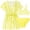 Yellow, variant on Zanarzt Swimsuit Cover Up Set Girls 3Pcs Swim Cover Up Sets Floral Bikini Crop Top with Brief Teens Bathing Suit Sky Blue,9-10 Years