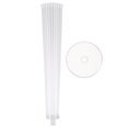 thumbnail image 1 of Shisuyan Taper Wax Mold Handmade Candle Mold Transparent Plastic 1 Set 10.6X3.1in, 1 of 9