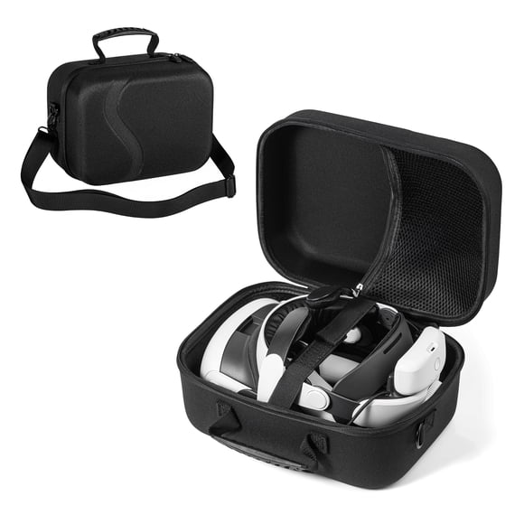 Sac de Rangement pour Sangle Meta Quest 3 Elite, Étui de Transport Portable pour Casque VR de Grande Capacité