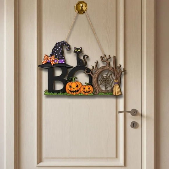 JJKBVCLO Halloween Door Hanging For Indoor Outdoor Holiday Party Festive Hanging Bats