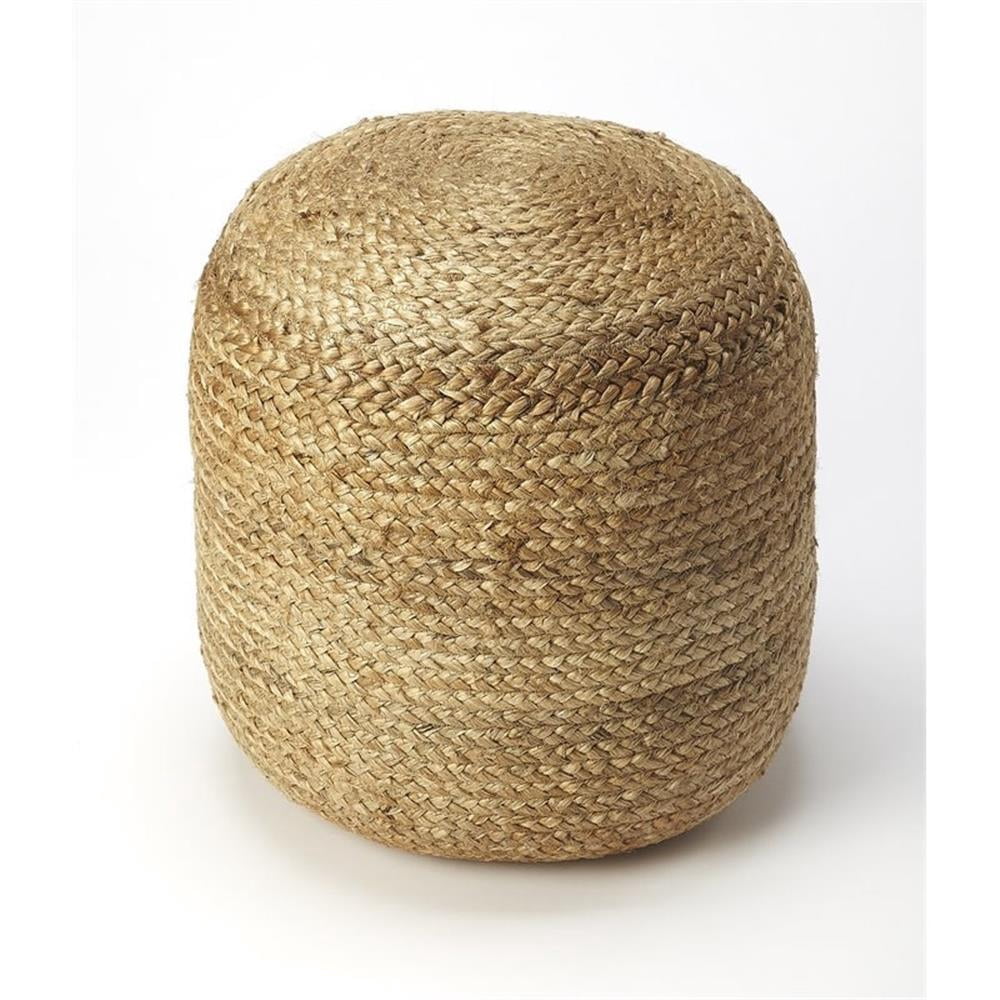 Butler Specialty Noosa Jute Pouffe In Brown