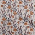 thumbnail image 1 of oneOone Coton Flex Brun Tissu Floral Rétro Robe Tissu Tissu Imprimé par la Cour 40 Pouces de Large, 1 of 5