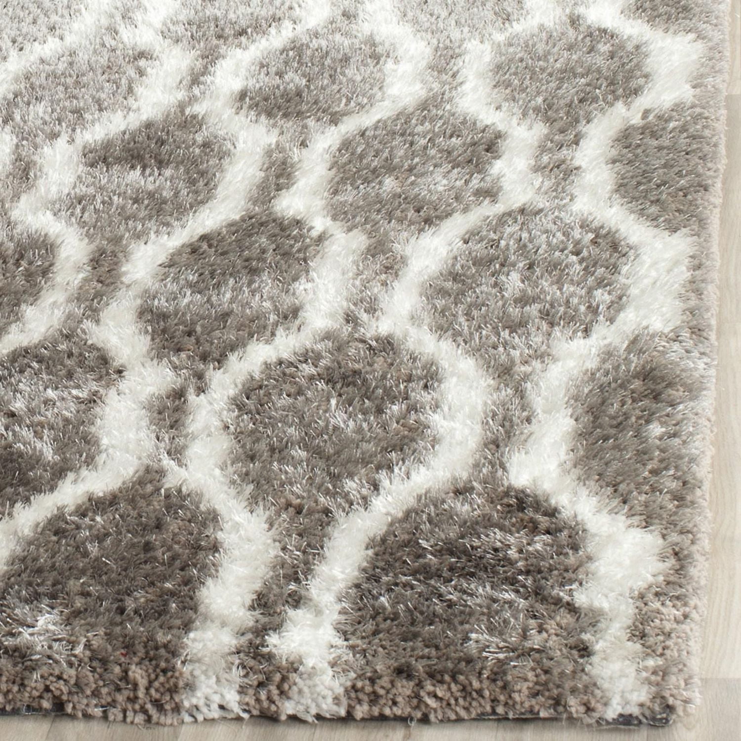 Safavieh Barcelona Melinda Tapis Peluche Shag Géométrique