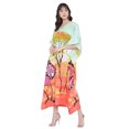 thumbnail image 4 of Robe Maxi pour Femmes en Polyester, Caftans, Robe Ample, Grande Taille, Manches Kimono, Long Kaftan, Robes de Soirée, Kaftan Décontracté d'Été, 4 of 6