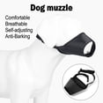 thumbnail image 4 of muzzle, Respirant Ajustable Stop Barker muzzle Imperméable Morsure Mauvaise Usage Ajustable muzzle Mauvaise Usage Bouche Bouchée Couverture Imperméable Stop muzzle Moyen Barker Respirant Bouche Couverture Imperméable et Dazzduo, 4 of 7
